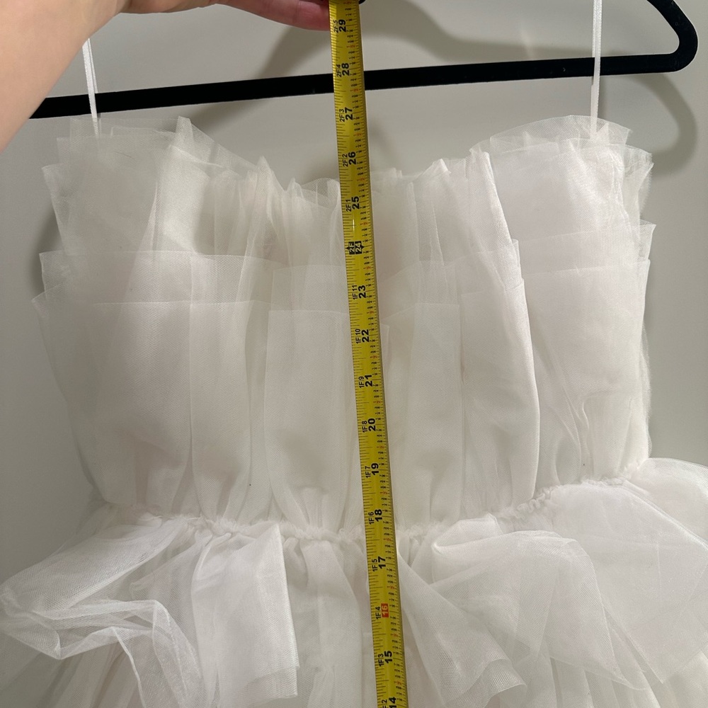 MABLE — AILEEN RUFFLE MINI TULLE DRESS - Picture 5 of 11